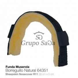 Funda Para Muserola Borreguillo Natural 64351